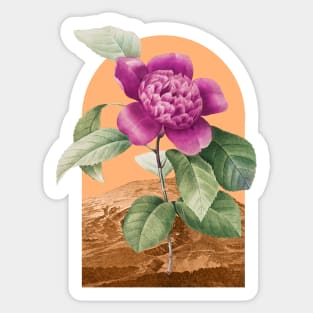 Floral Landscape Camellia Sticker